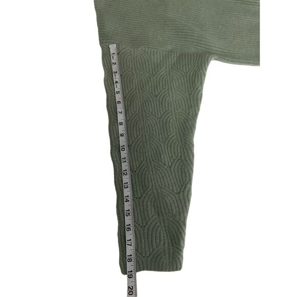 Elodie Sweater Pullover Crew Neck Chunky Knit Green Light Green Women Size XL - Picture 7 of 10